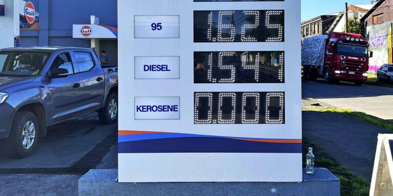 Alza de los combustibles en Chile